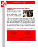 Community Focus � Federation Newsletter (September 2006)