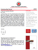 Community Focus � Federation Newsletter (June 2011)