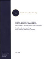 Lessons Learned: To Sustain Health Coverage After September 11th In NYC Chinatown